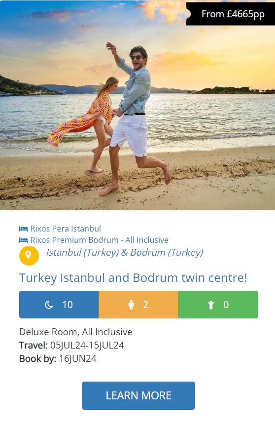 Special Offer Istanbul and Bodrum Twin Centre